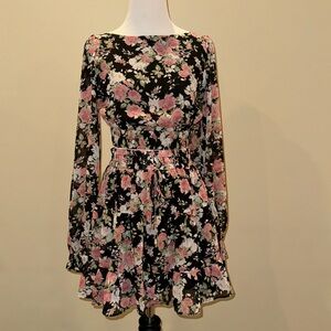 Sky to Moon 2 piece Floral skirt with backless top. New With Tags.